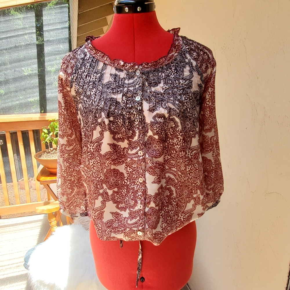 Clements Ribeiro blouse size XS - Picture 11 of 12